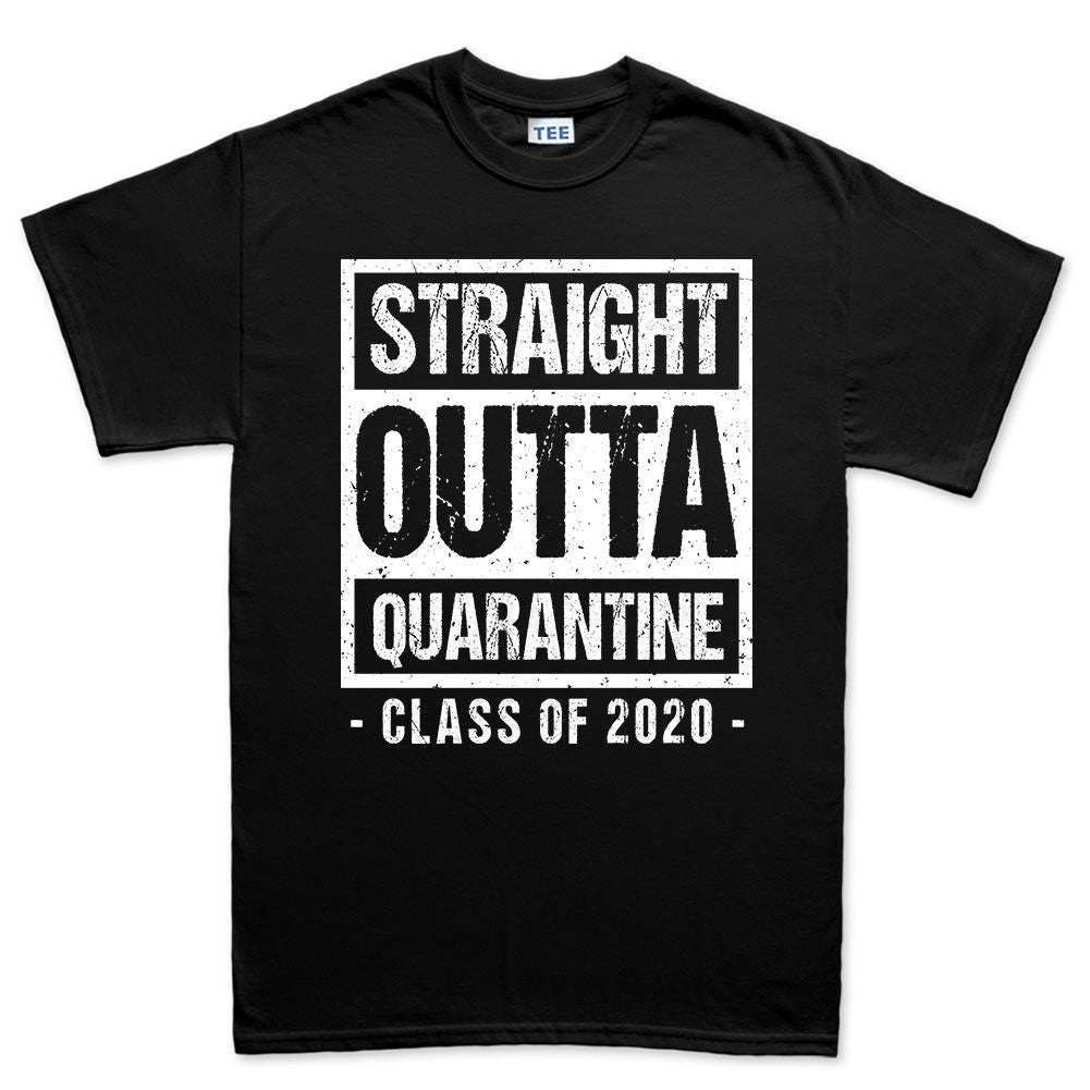 Mens Straight Outta Quarantine T-shirt