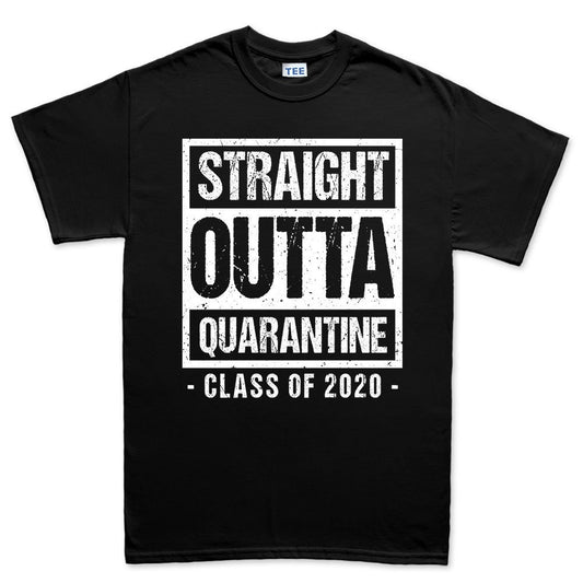 Mens Straight Outta Quarantine T-shirt