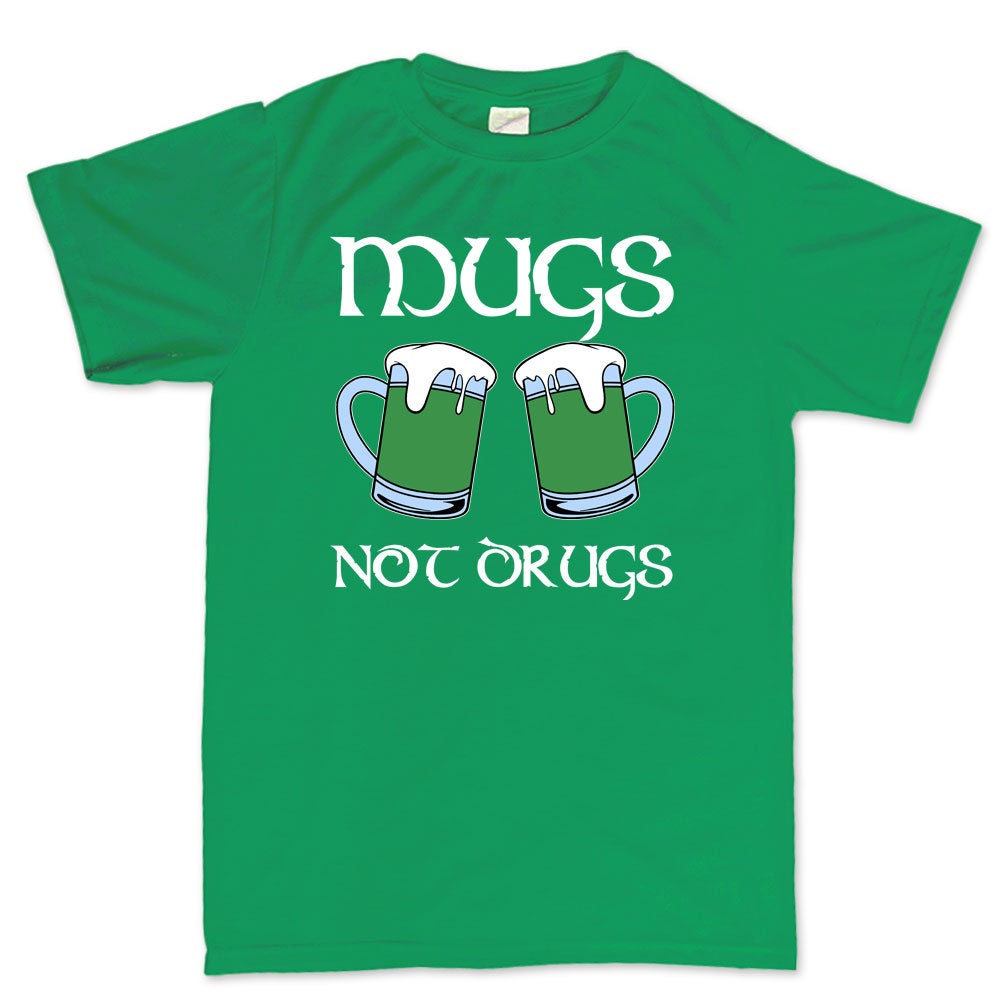 Cheers Patrick Shirt, Patrick Festive Print Outfit, Lucky Saint Shamrock Tee, Clover No Drugs Leprechaun T-Shirt, St Paddy’s Day, Beer Mug