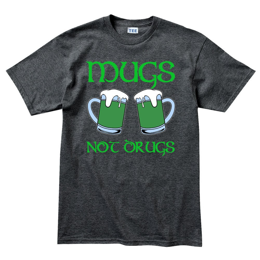 Cheers Patrick Shirt, Patrick Festive Print Outfit, Lucky Saint Shamrock Tee, Clover No Drugs Leprechaun T-Shirt, St Paddy’s Day, Beer Mug