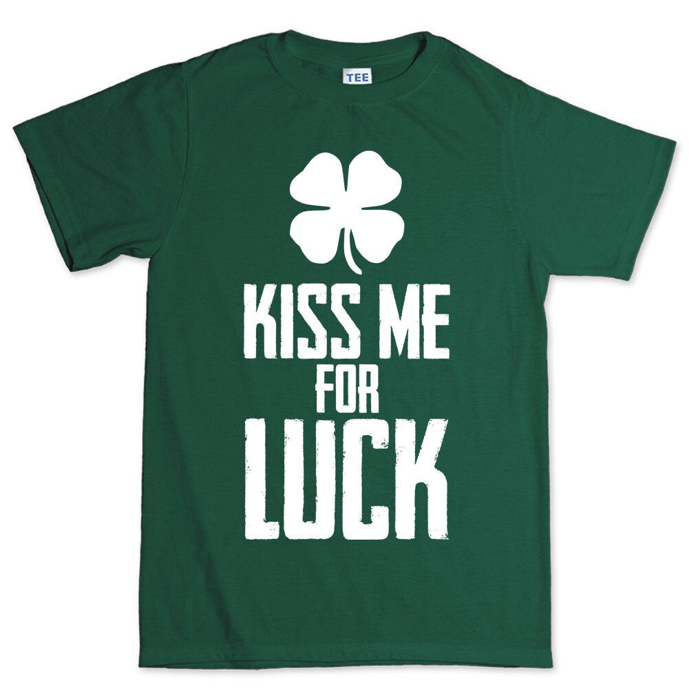 Kiss Me Irish T-Shirt, Lucky Shamrock Paddy Outfit, Hot Kiss Saint Patrick Shirt, St Paddy’s Day Four Leaf Tee, Celebrate Lucky Saint Shirt
