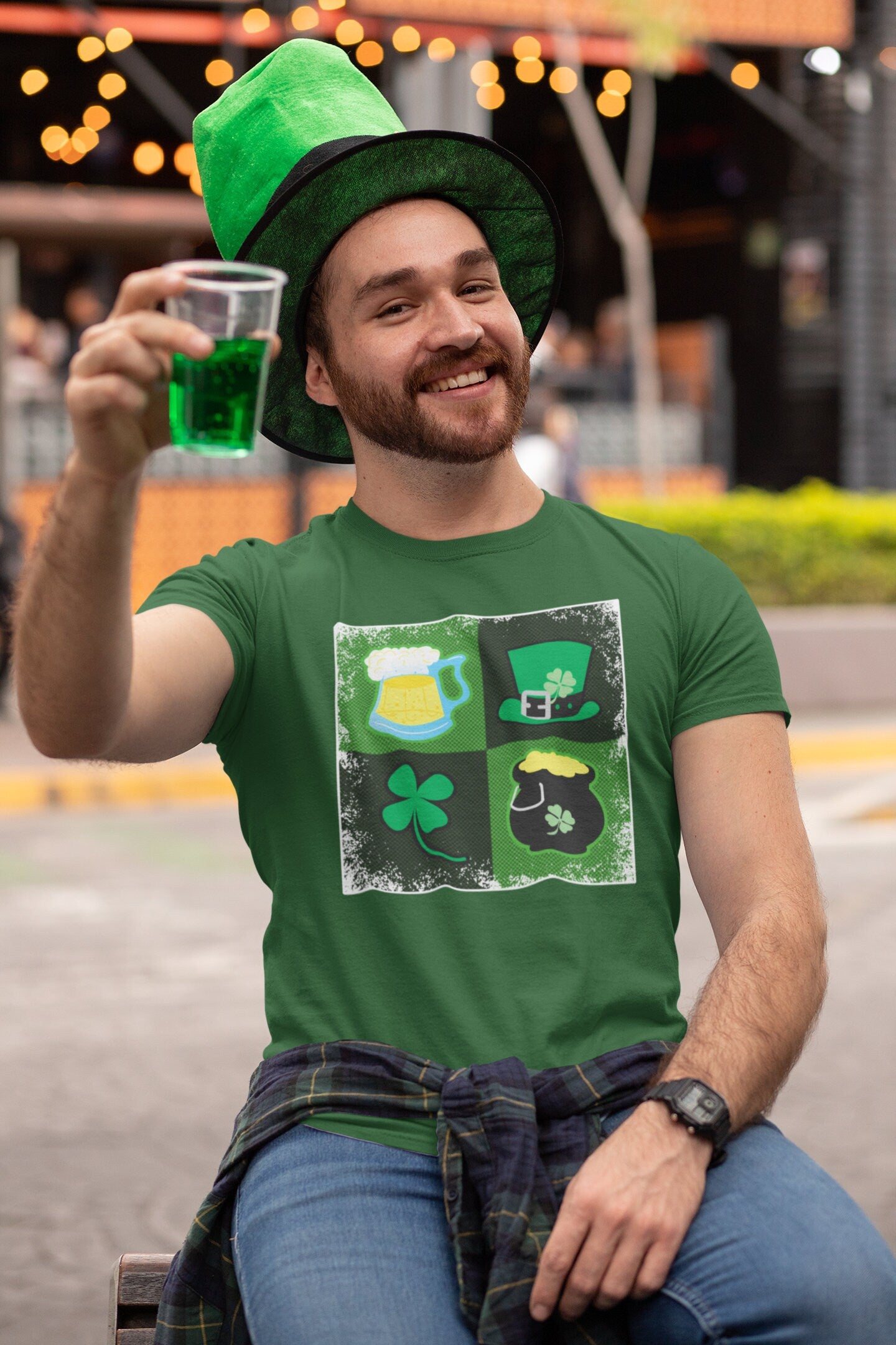 Saint Patrick Shirt, St Paddy’s Day, Irish Lucky Saint Shamrock Shirt, Clover Irish Leprechaun Shirt, Celebrate Patrick Tee Shirt