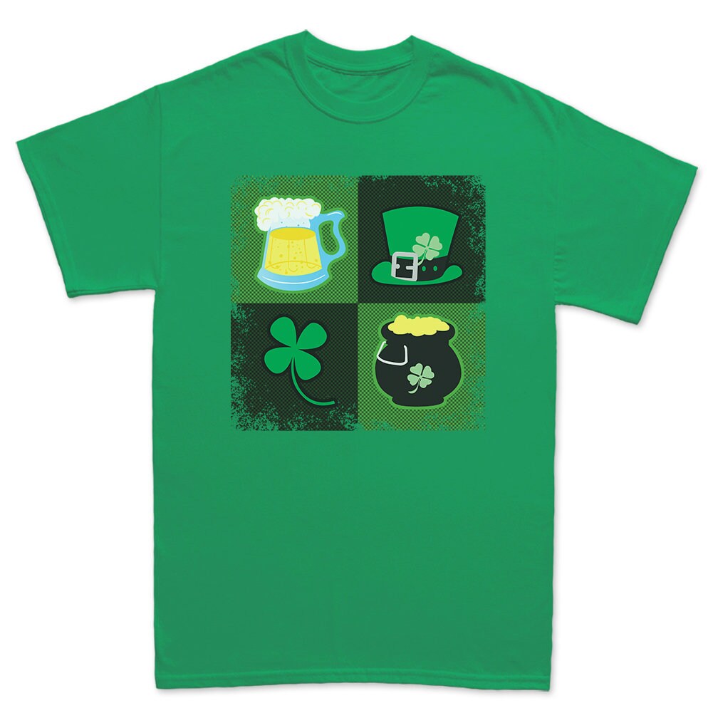 Saint Patrick Shirt, St Paddy’s Day, Irish Lucky Saint Shamrock Shirt, Clover Irish Leprechaun Shirt, Celebrate Patrick Tee Shirt