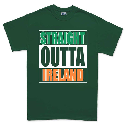 Straight Outta Ireland Shirt, Saint Patrick Day T-Shirt, Lucky Clover St. Paddy’s Day Shirt, Celebrate Shamrock Irish Outfit