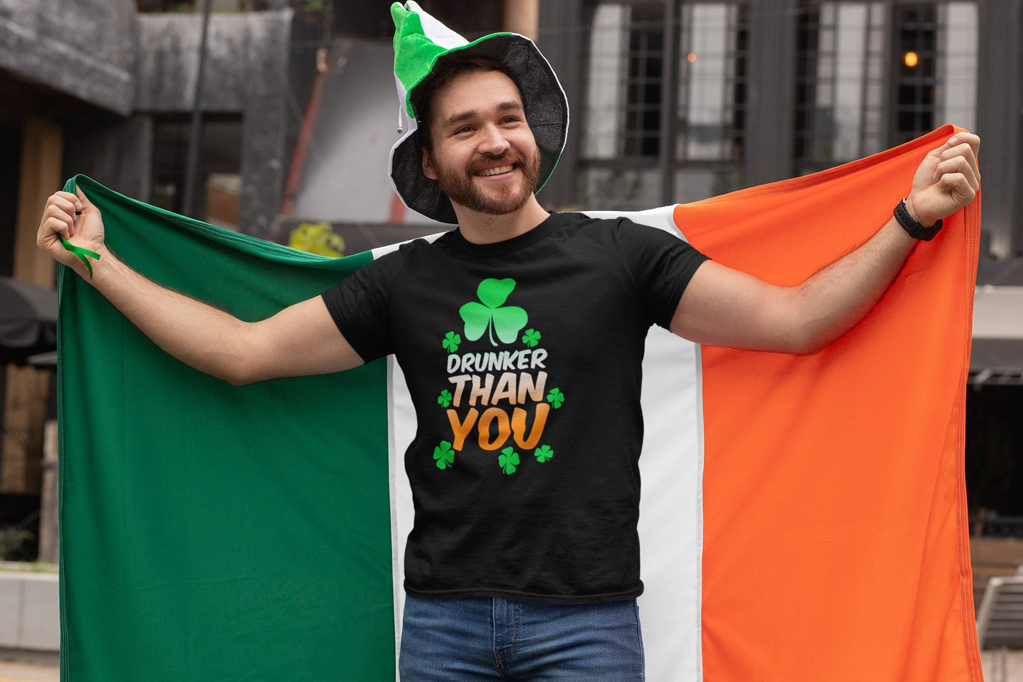 Pub Patrick Outfit, Drunker Than You T-Shirt, Saint Patrick Shamrock Clover Paddy Day Shirt, Flecking Close Patrick Shirt