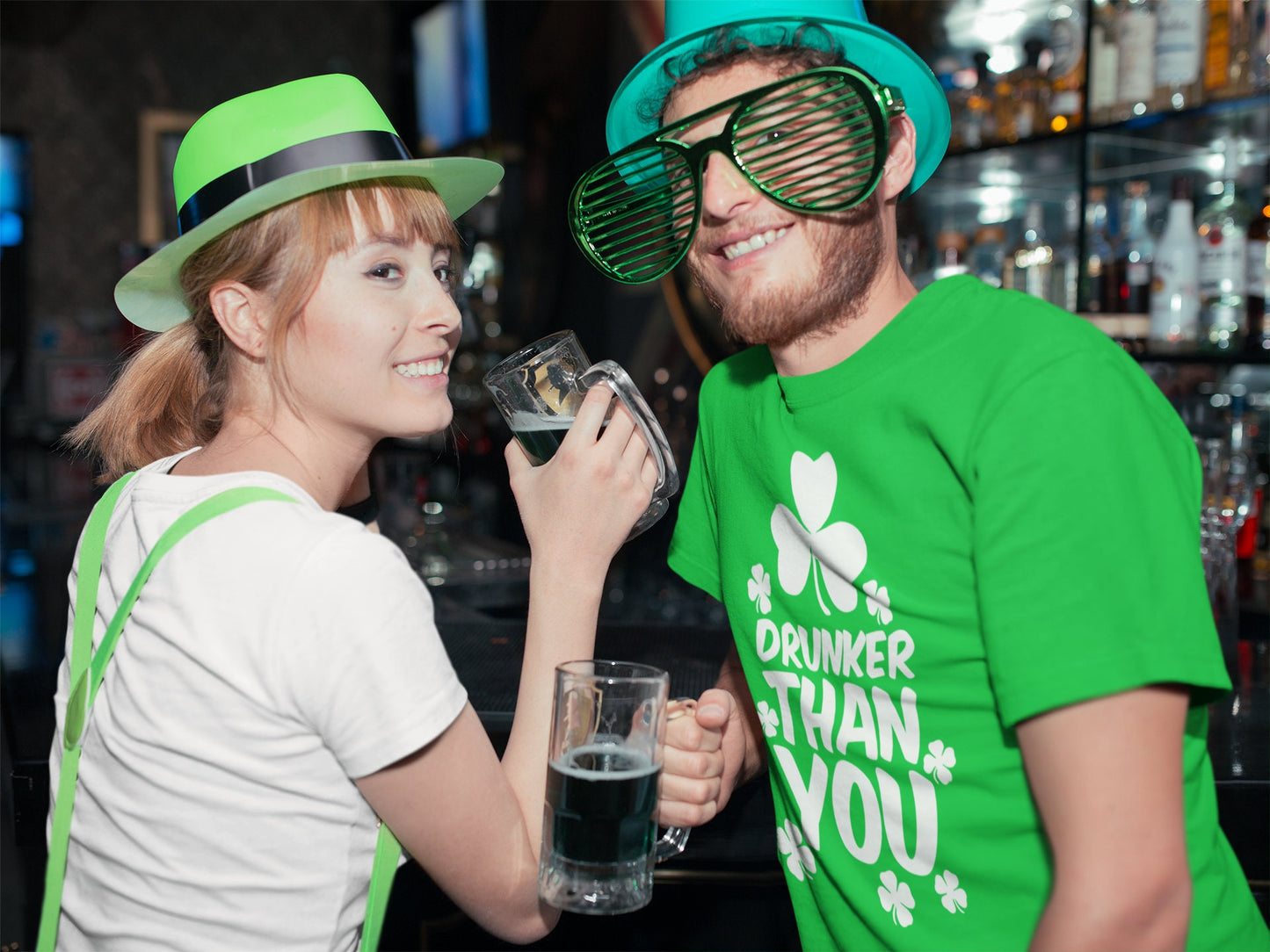 Pub Patrick Outfit, Drunker Than You T-Shirt, Saint Patrick Shamrock Clover Paddy Day Shirt, Flecking Close Patrick Shirt