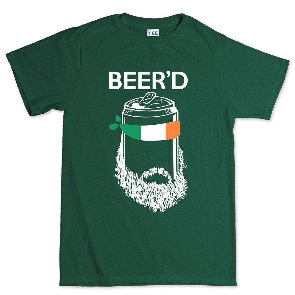 Beer'D Ireland T-Shirt, Paddy Saint Shirt, Shamrock Patrick Beer Tee, Lucky Saint St Paddy’s Day Shirts, Celebrate Lucky Irish Outfit