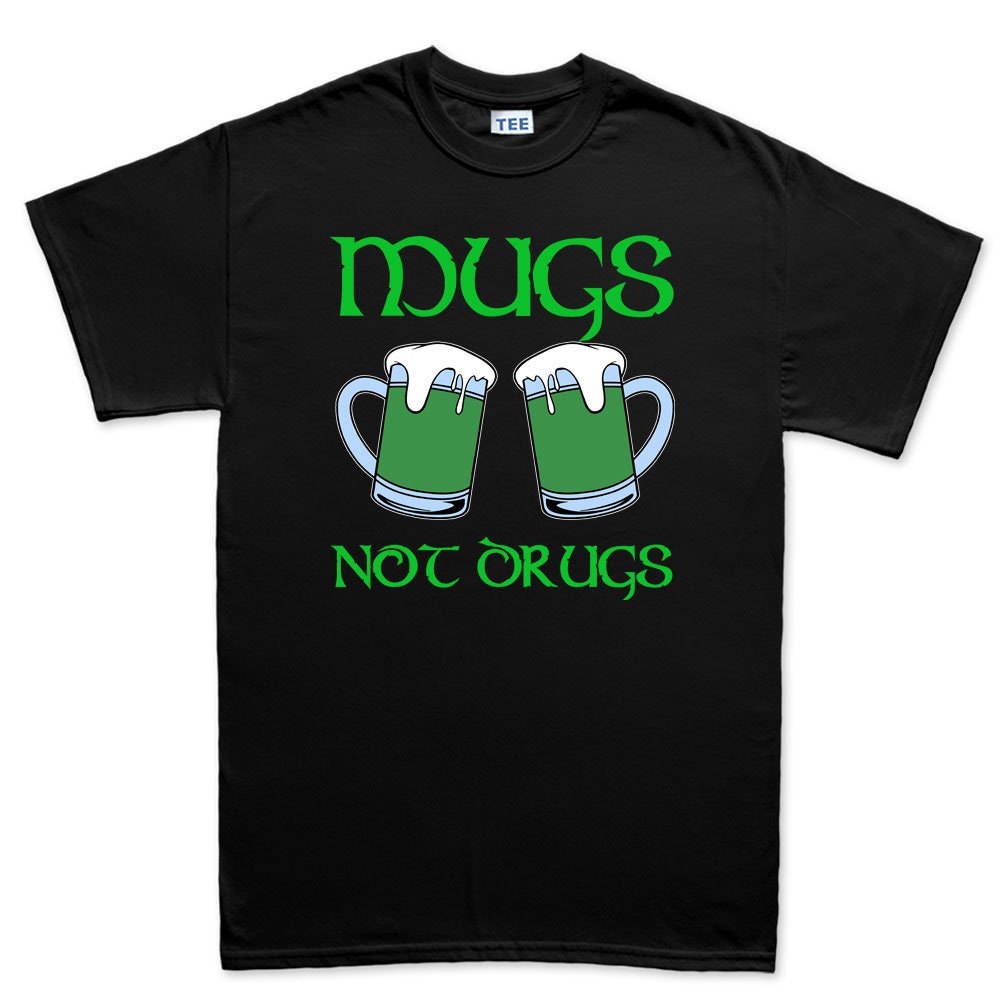 Cheers Patrick Shirt, Patrick Festive Print Outfit, Lucky Saint Shamrock Tee, Clover No Drugs Leprechaun T-Shirt, St Paddy’s Day, Beer Mug