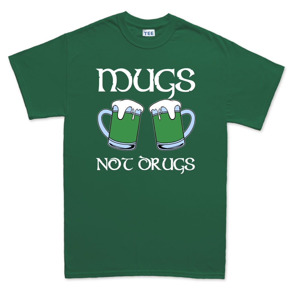 Cheers Patrick Shirt, Patrick Festive Print Outfit, Lucky Saint Shamrock Tee, Clover No Drugs Leprechaun T-Shirt, St Paddy’s Day, Beer Mug