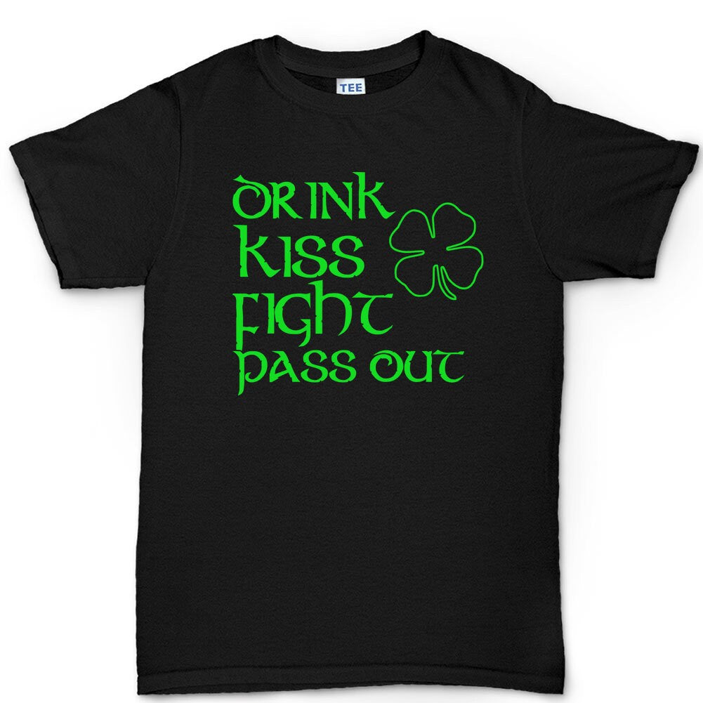 Kiss Fight Patrick Day Shirt, Saint Patrick T-Shirt, Lucky Clover Kiss Out St Paddy’s Day Shirt, Celebrate Kiss Day Patrick Tee Shirt