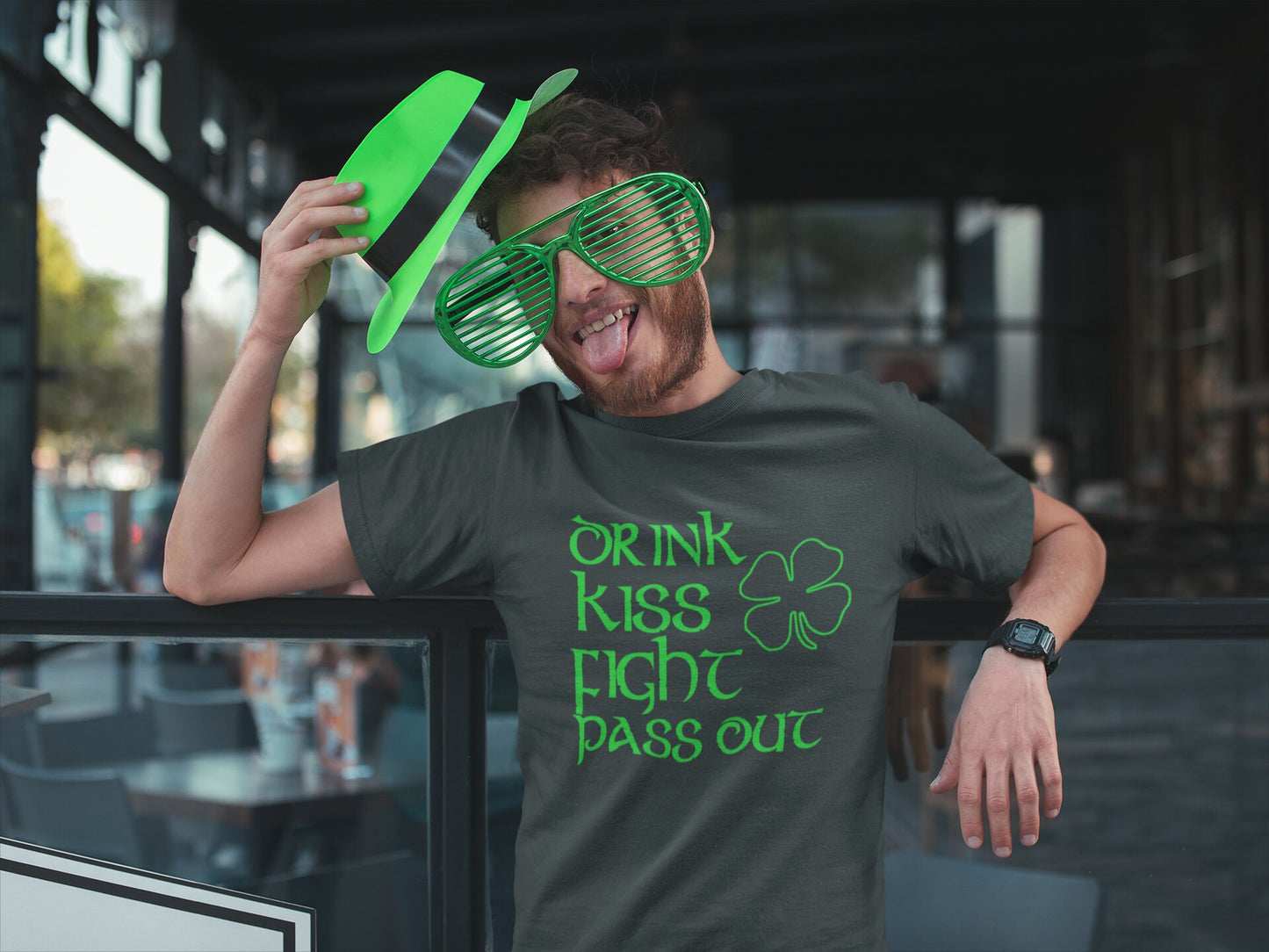 Kiss Fight Patrick Day Shirt, Saint Patrick T-Shirt, Lucky Clover Kiss Out St Paddy’s Day Shirt, Celebrate Kiss Day Patrick Tee Shirt