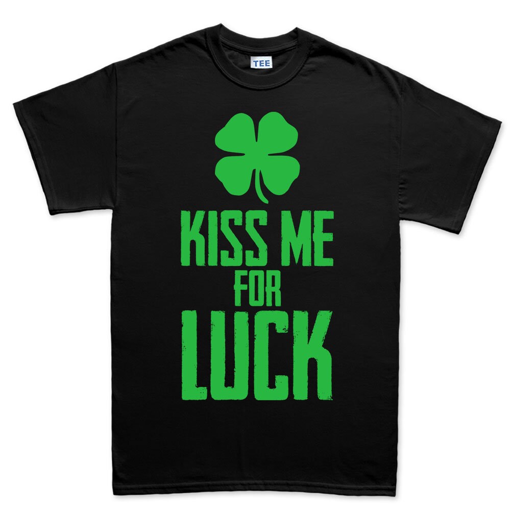Kiss Me Irish T-Shirt, Lucky Shamrock Paddy Outfit, Hot Kiss Saint Patrick Shirt, St Paddy’s Day Four Leaf Tee, Celebrate Lucky Saint Shirt