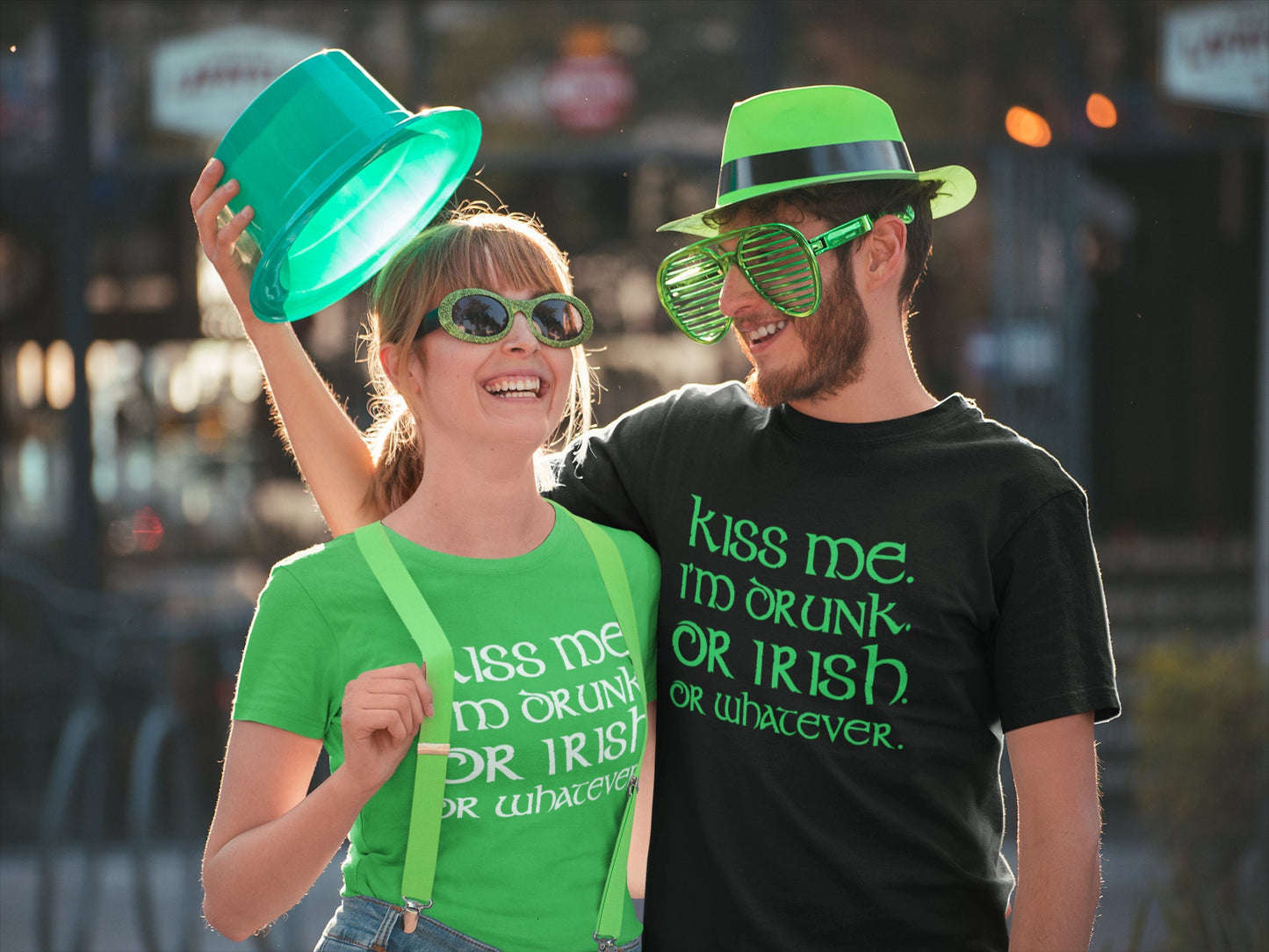 Kiss Me Irish Shirt, I Am Drunker T-Shirt, Romantic Saint Patrick Clover Paddy Day Shirt, Lucky Shamrock Saint Tee, Close Patrick Shirt