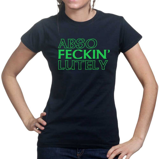 ABSO Feckin Lutely T-Shirt, Lucky St Paddy’s Day Shirt, Ireland Shamrock Tee, Feeling Lucky Patrick Shirt, Women Saint Paddy’s Apparel