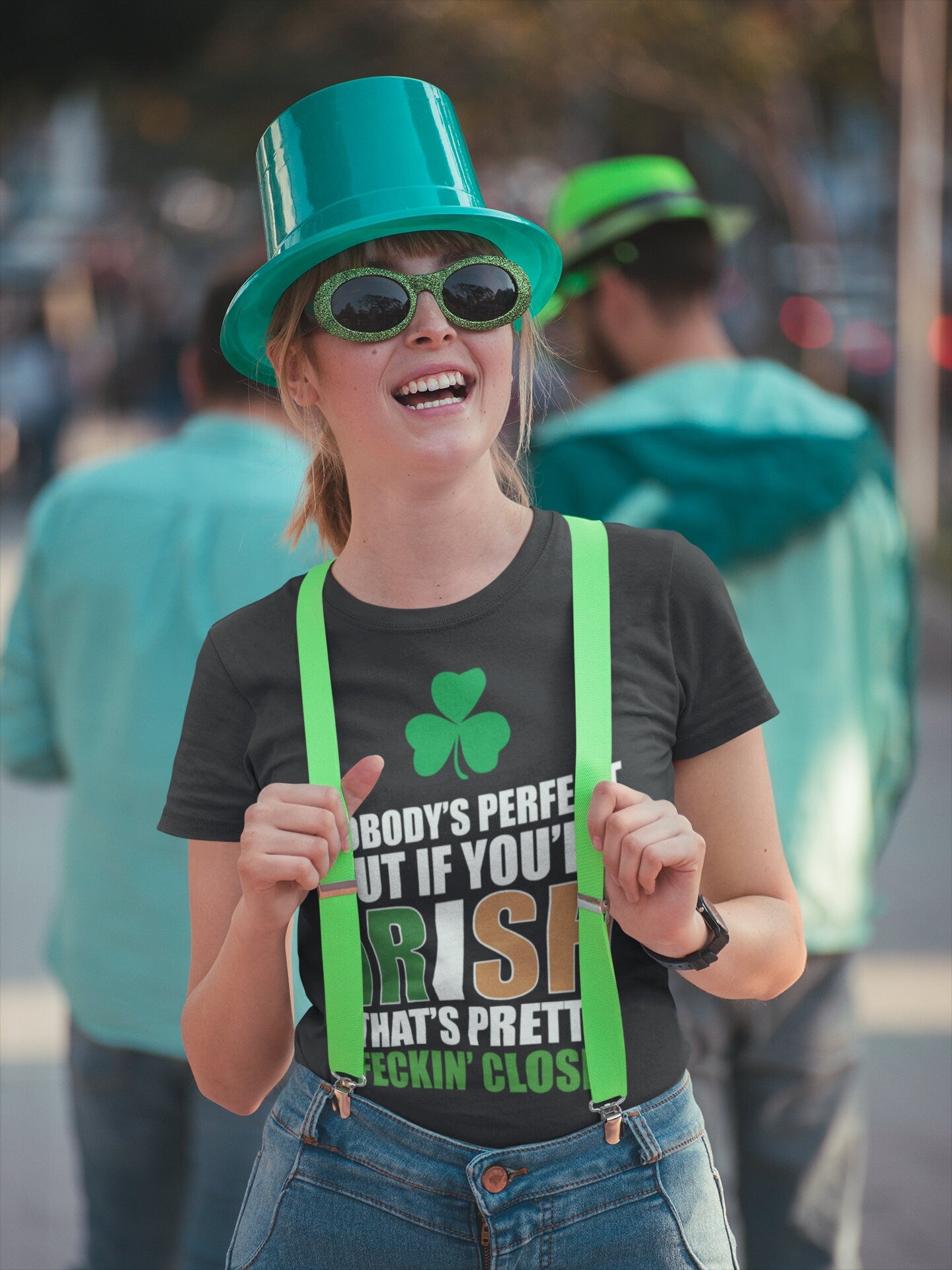 Irish Perfect Paddy’s Day Shirt, Feckin Close Ireland Shamrock Shirt, St Patrick Day Tee, Women Festive Outfit