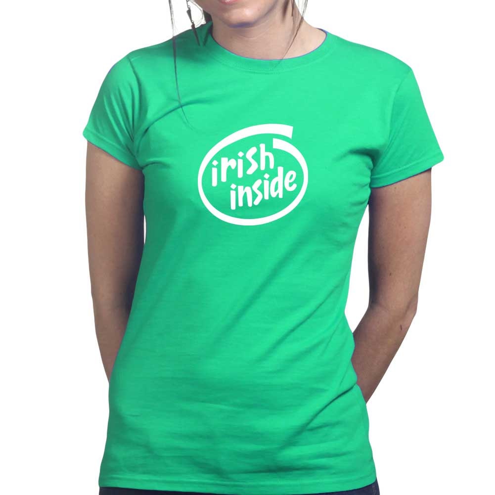 Irish inside T Shirt, Lucky Irish You Shirt, Feeling Lucky Patrick Paddy Day Shirt, Shamrock Clover Patrick Outfit, Dark Humor Tee