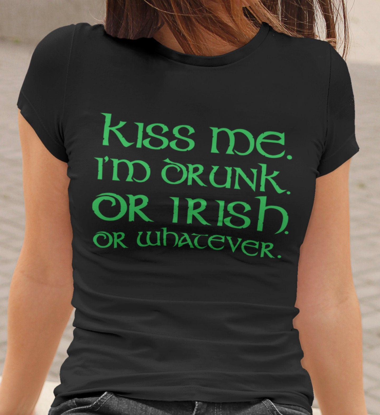 Kiss Me I’m Irish Shirt, Drunk Shenanings Patty’s Day Tee, Sexy Irish Four Leaf T-Shirt, Saint Patrick Shamrock Leprechaun Outfit