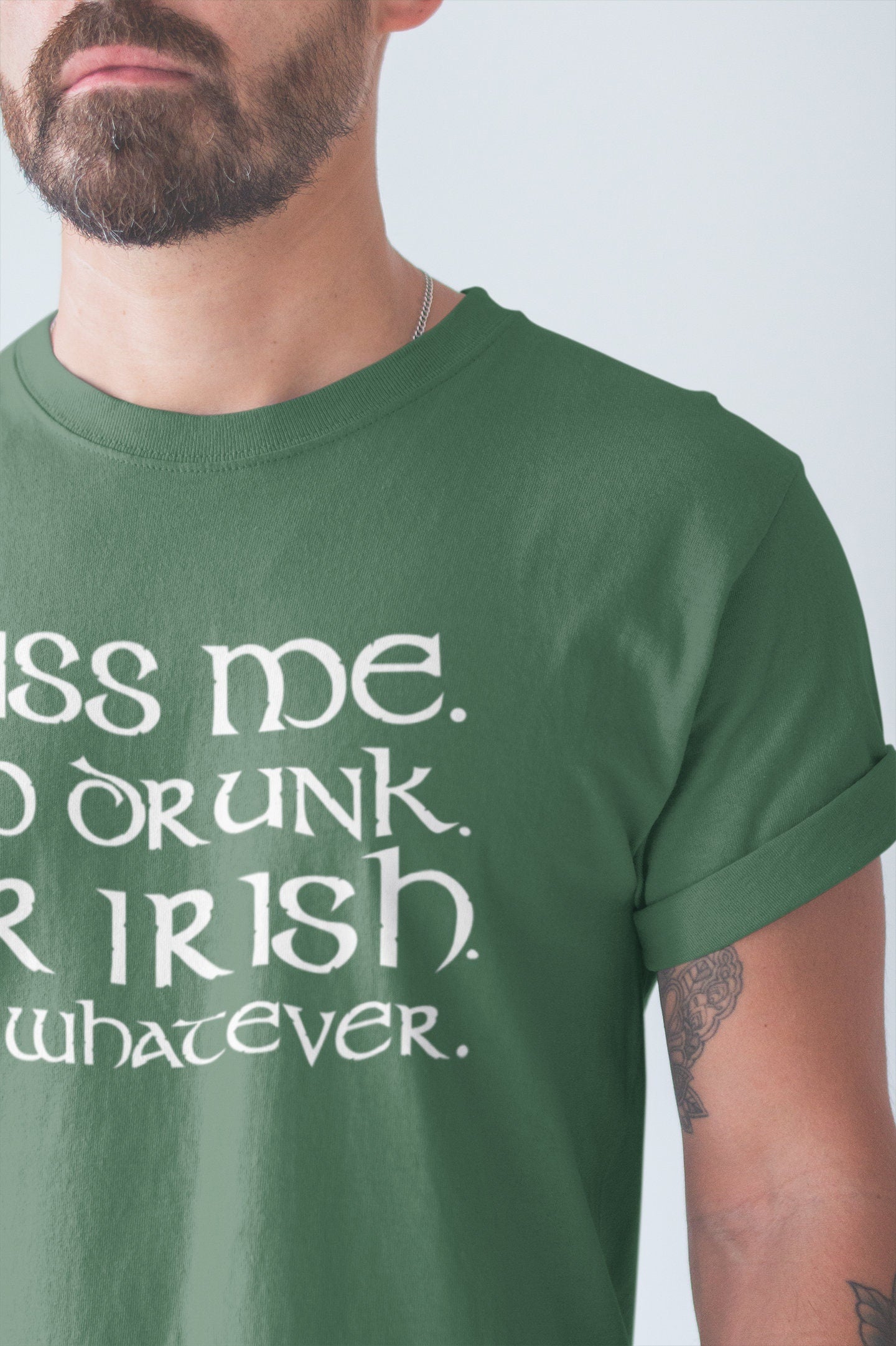 Kiss Me Irish Shirt, I Am Drunker T-Shirt, Romantic Saint Patrick Clover Paddy Day Shirt, Lucky Shamrock Saint Tee, Close Patrick Shirt