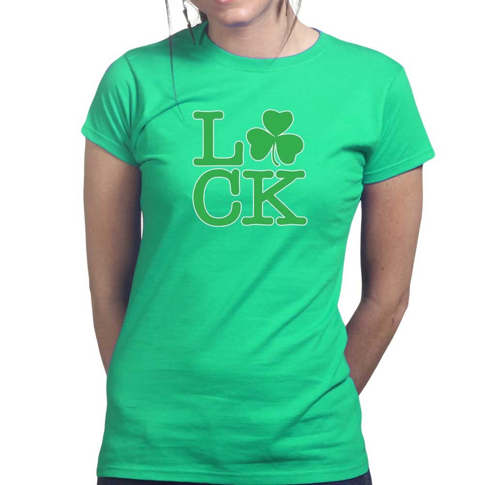 Lucky Clover T-Shirt, Four Leaves Clover Shirt, Ireland St. Patrick’s Day Shirt, Saint Paddy’s Shamrock Outfit, Girls Festive Apparel Gift