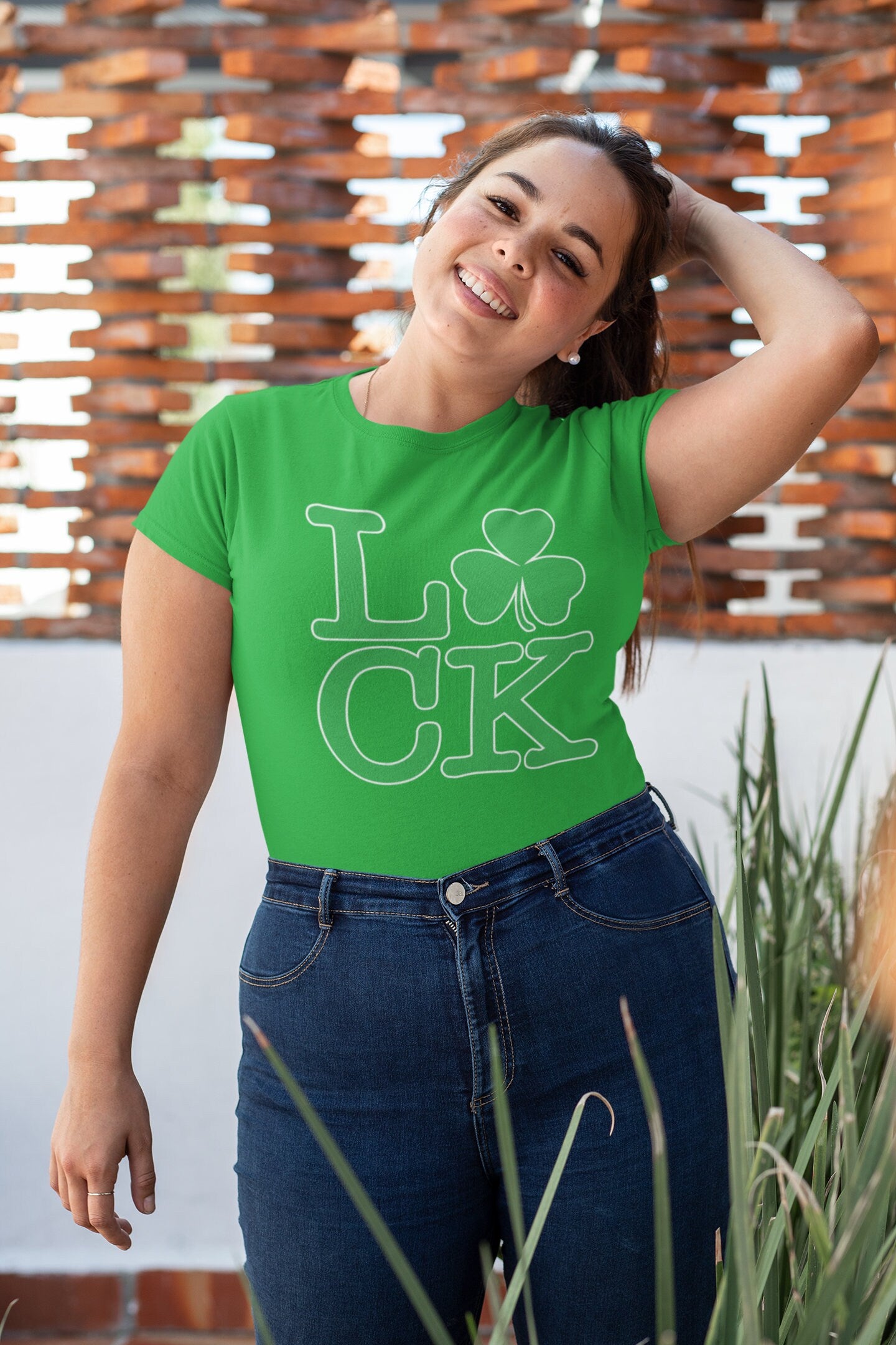 Lucky Clover T-Shirt, Four Leaves Clover Shirt, Ireland St. Patrick’s Day Shirt, Saint Paddy’s Shamrock Outfit, Girls Festive Apparel Gift