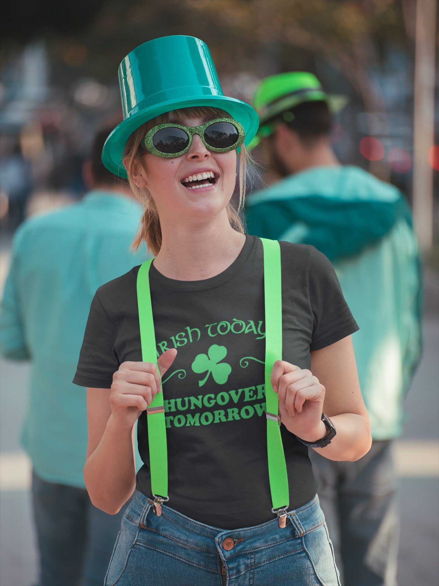 Hangover Tomorrow Irish Shirt, Shamrock Patrick T-Shirt, Funny Irish Today Tee, Happy Irish Saint Paddy's Day Outfit, Women Festive Apparel