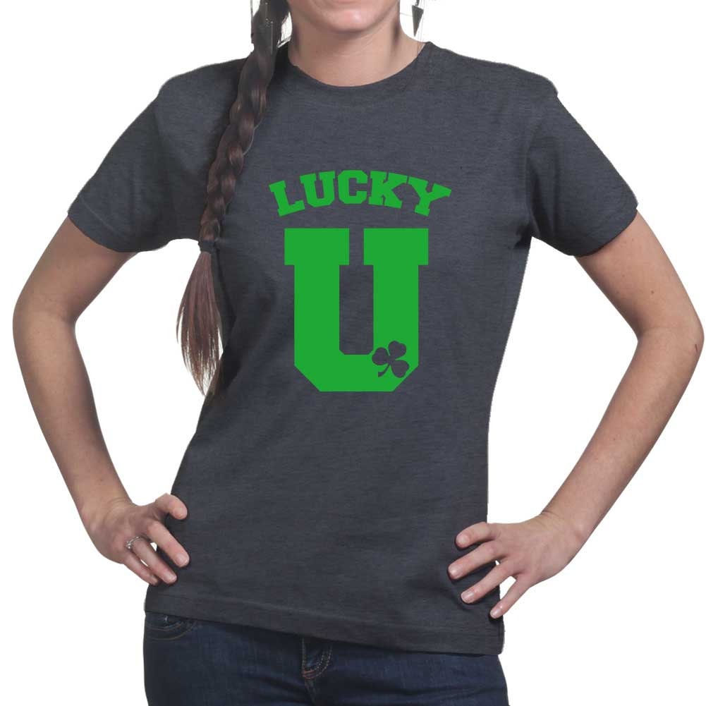 U Lucky Irish T-Shirt, Clover Leaves Irish Shirt, Green Irish Party St Paddy’s Day Shirt, Celebrate Festive Lucky Women Outfit