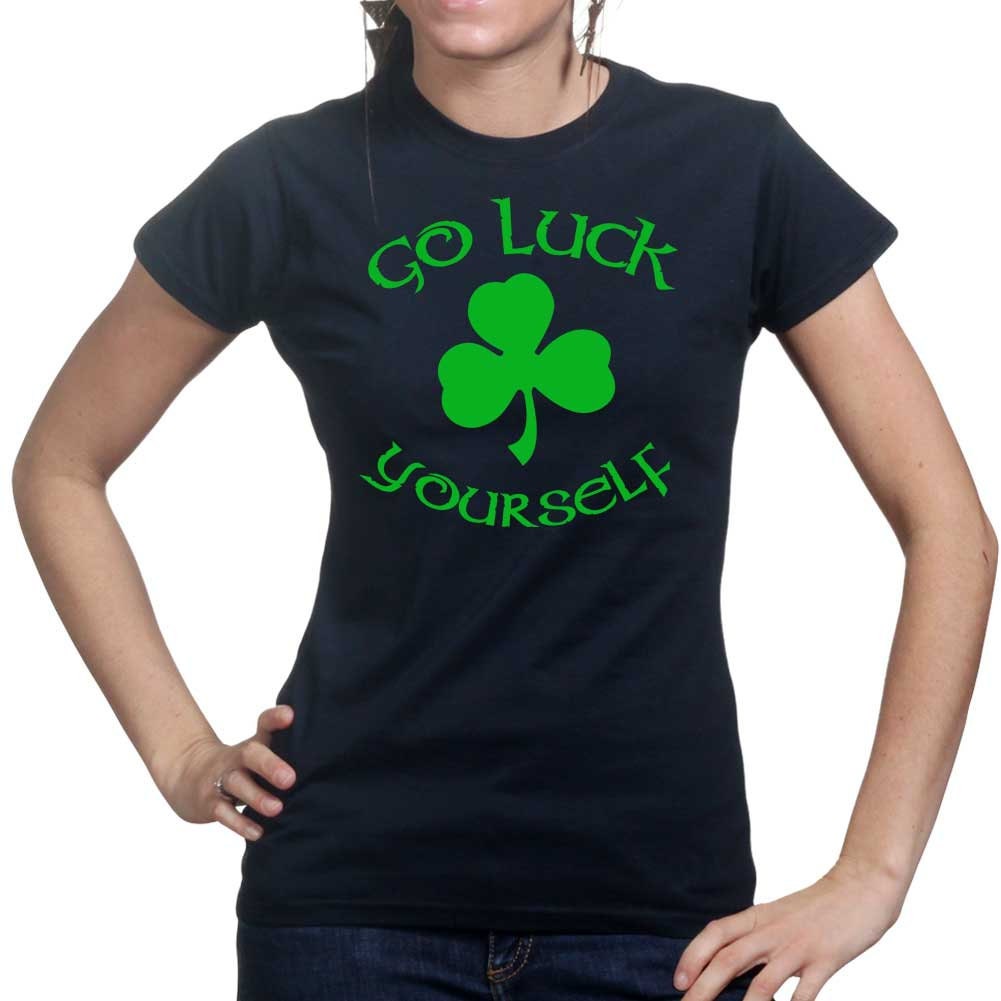 Go Lucky Yourself T-Shirt, Four Leaves Ireland Patrick Shirt, Lucky Clover Shamrock Tee, Saint Patrick Day, Shamrock Paddy’s Outfit