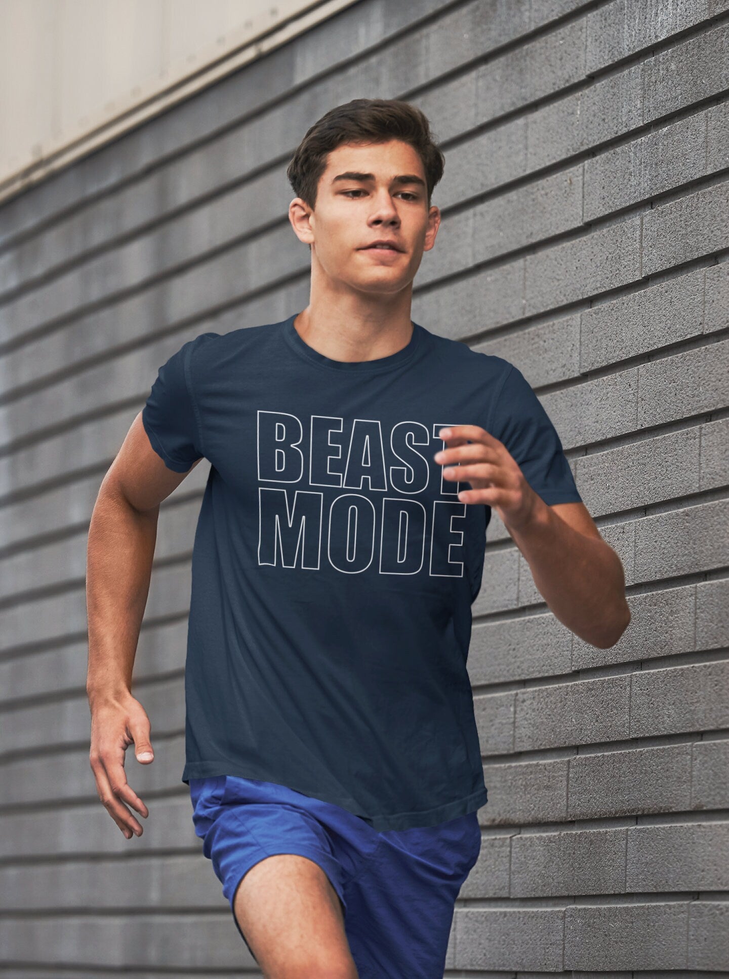 Beast Mode Fitness Graphic Tees for Men - Novelty Gym Shirt - Workout Gym Graphic T Shirt - Motivational Gifts, Gym Lovers