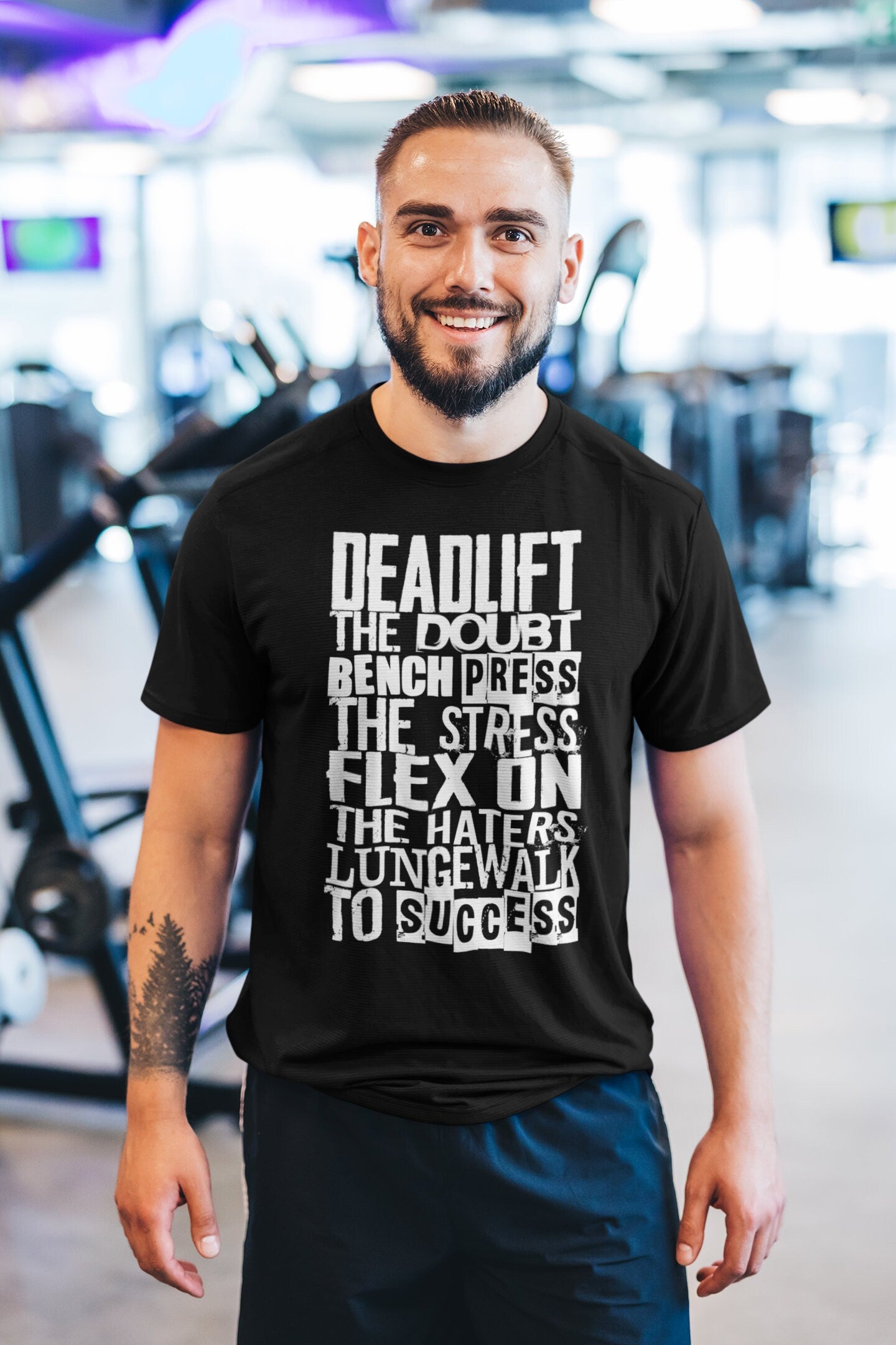 Gym Mantra Fitness Tees for Men - Novelty Gym Shirt - Workout Gym Graphic T Shirts - Motivational Gifts, Gym Lovers Tshirt