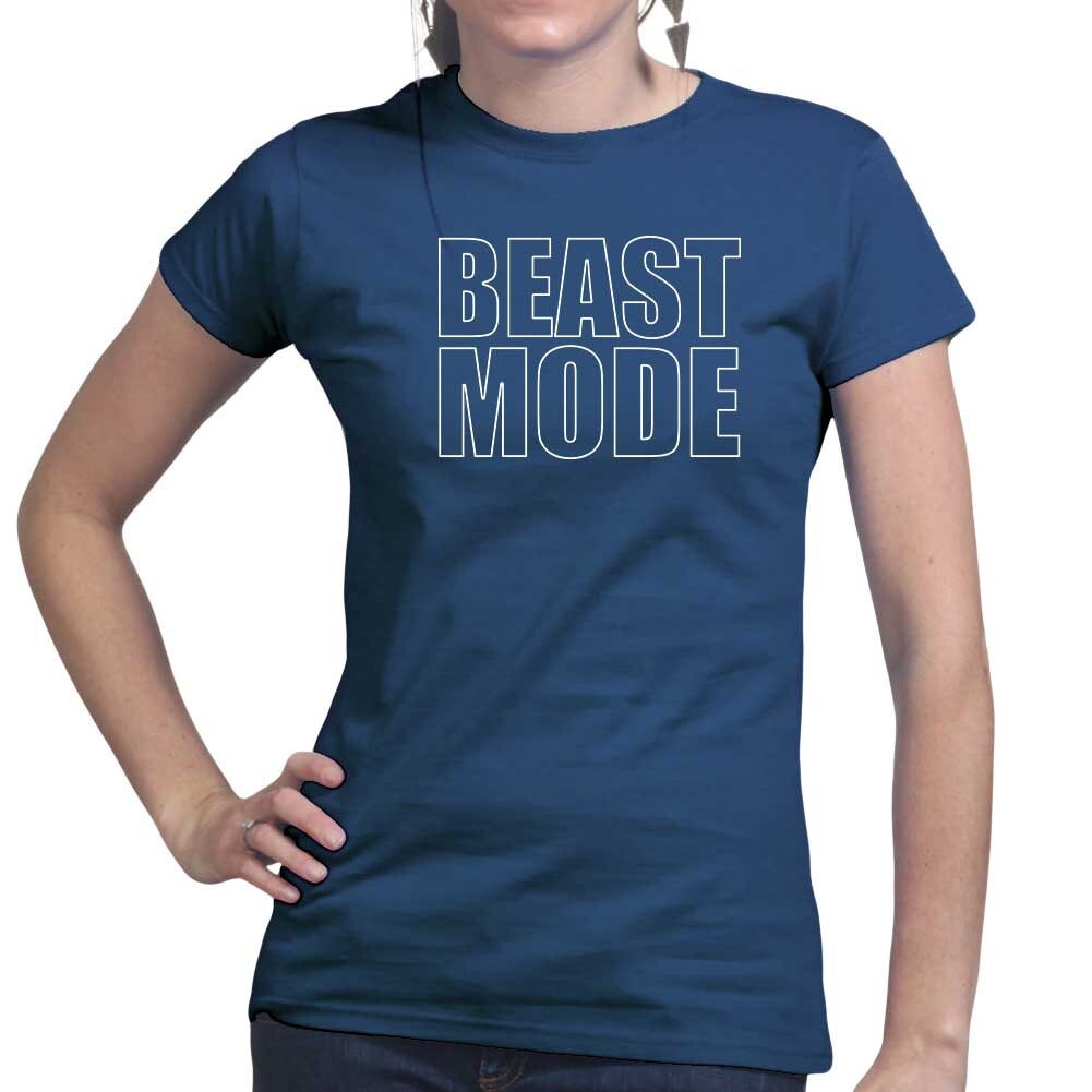 Beast Mode Fitness for Women - Soft Material Novelty Gym Shirt - Workout Gym Graphic Tshirts - Motivational Gifts, Gym Lovers