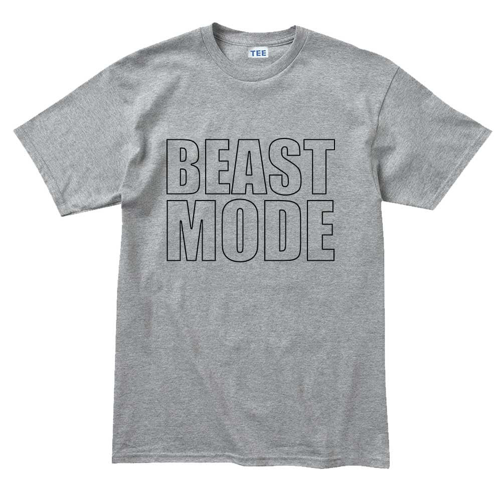 Beast Mode Fitness Graphic Tees for Men - Novelty Gym Shirt - Workout Gym Graphic T Shirt - Motivational Gifts, Gym Lovers