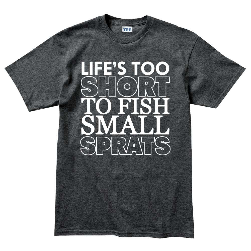 Mens Sprats Fishing Fisherman Bait T shirt (Tee)