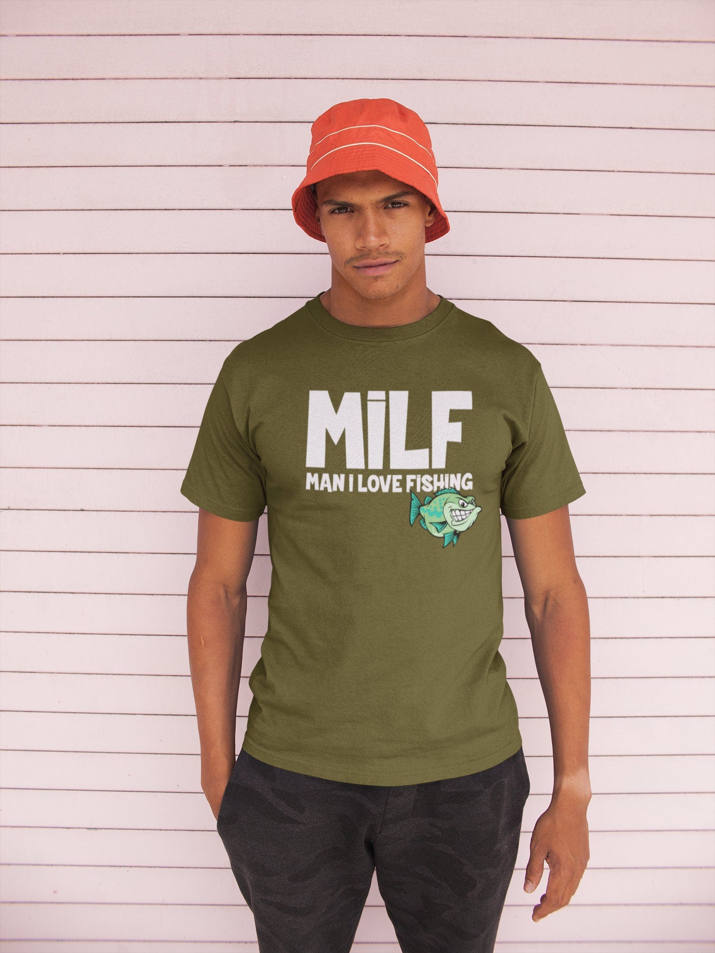 MILF Man I Love Fishing Funny Mens T-shirt