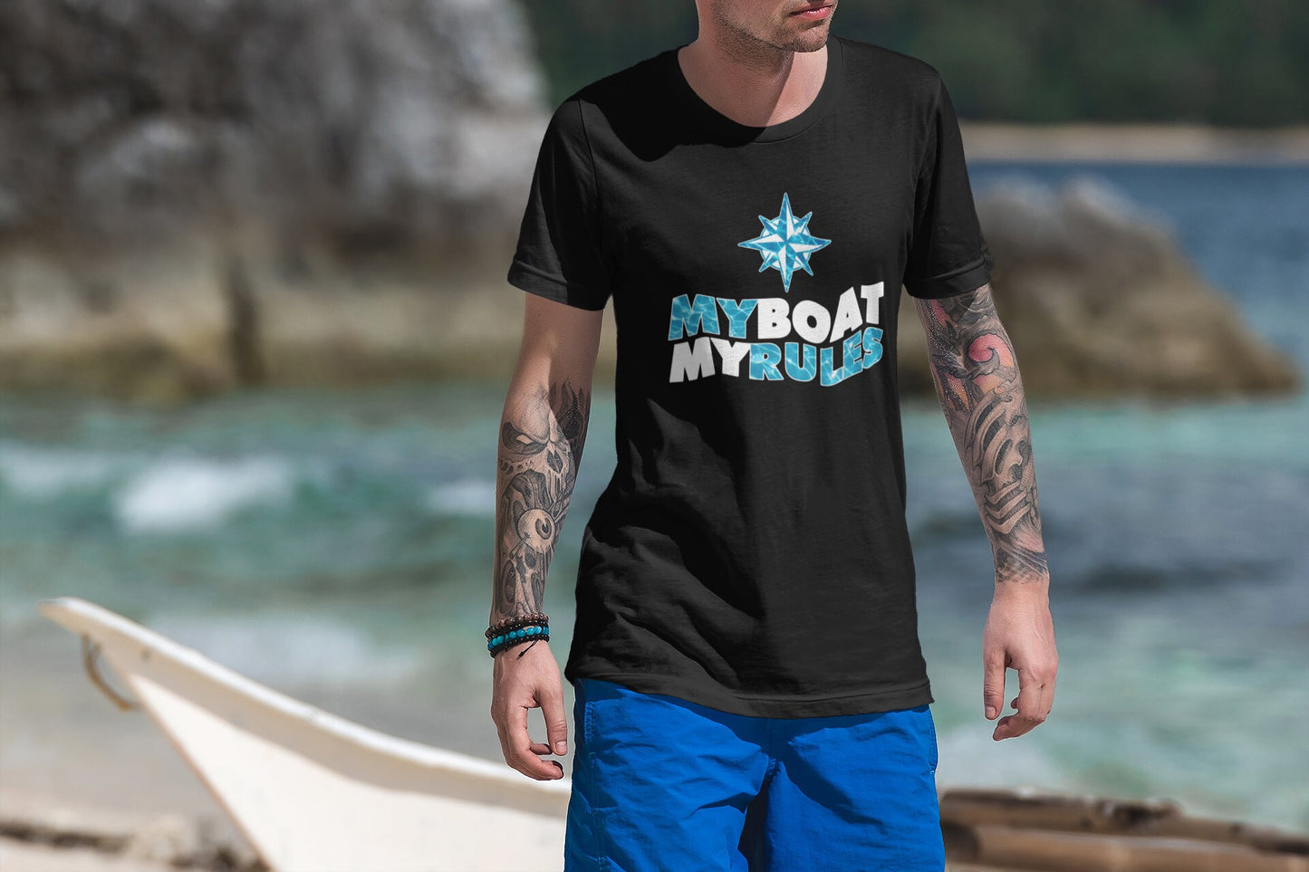 My Boat My Rules Sailing Fishing T-shirt