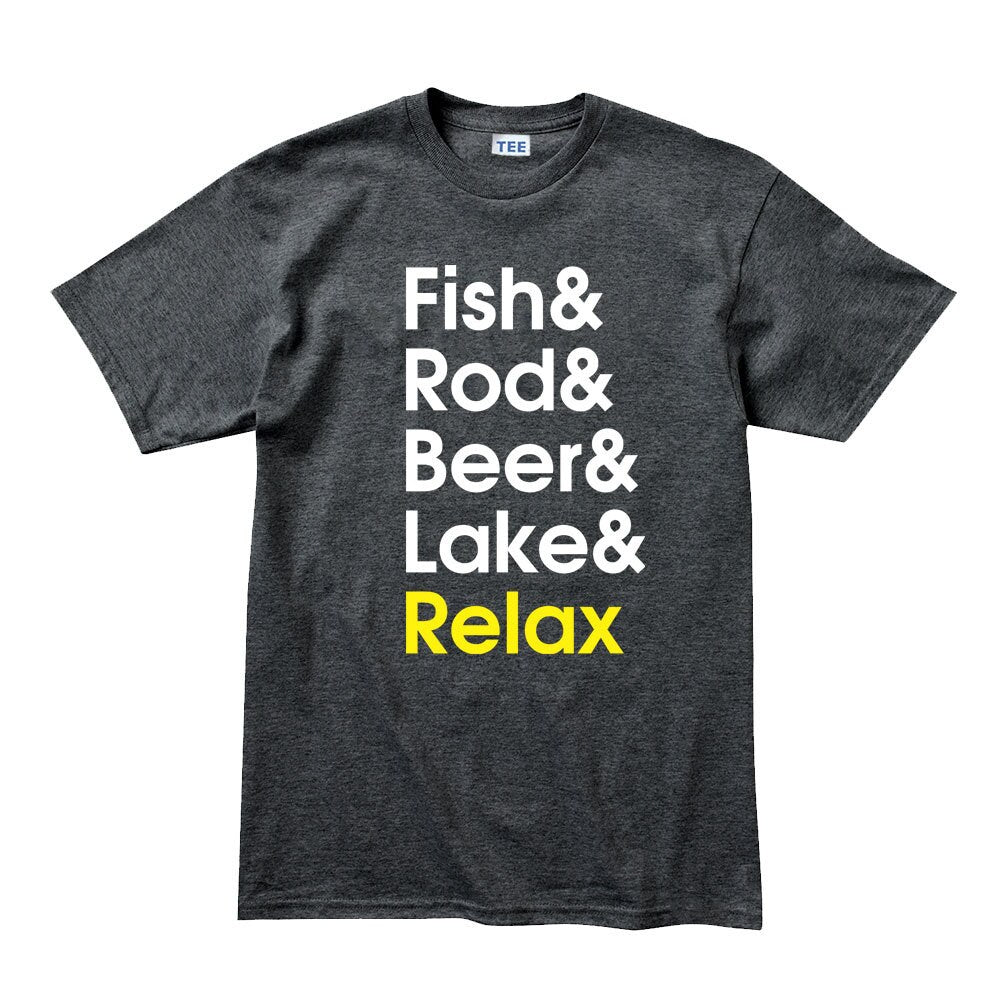 Fishing Rod Tackle Angler Bait Running T-shirt