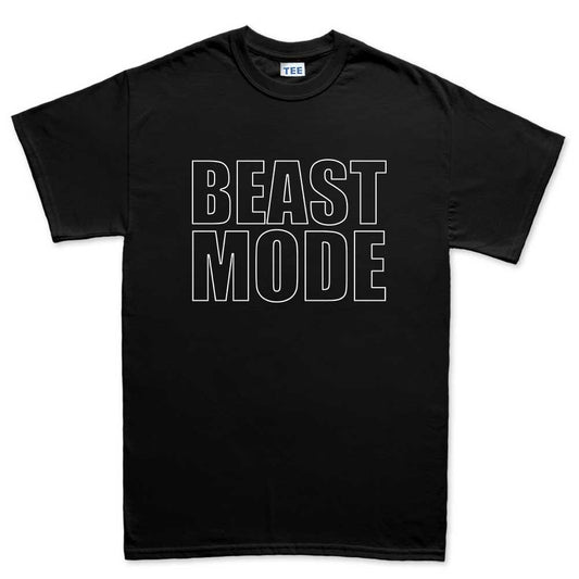 Beast Mode Fitness Graphic Tees for Men - Novelty Gym Shirt - Workout Gym Graphic T Shirt - Motivational Gifts, Gym Lovers