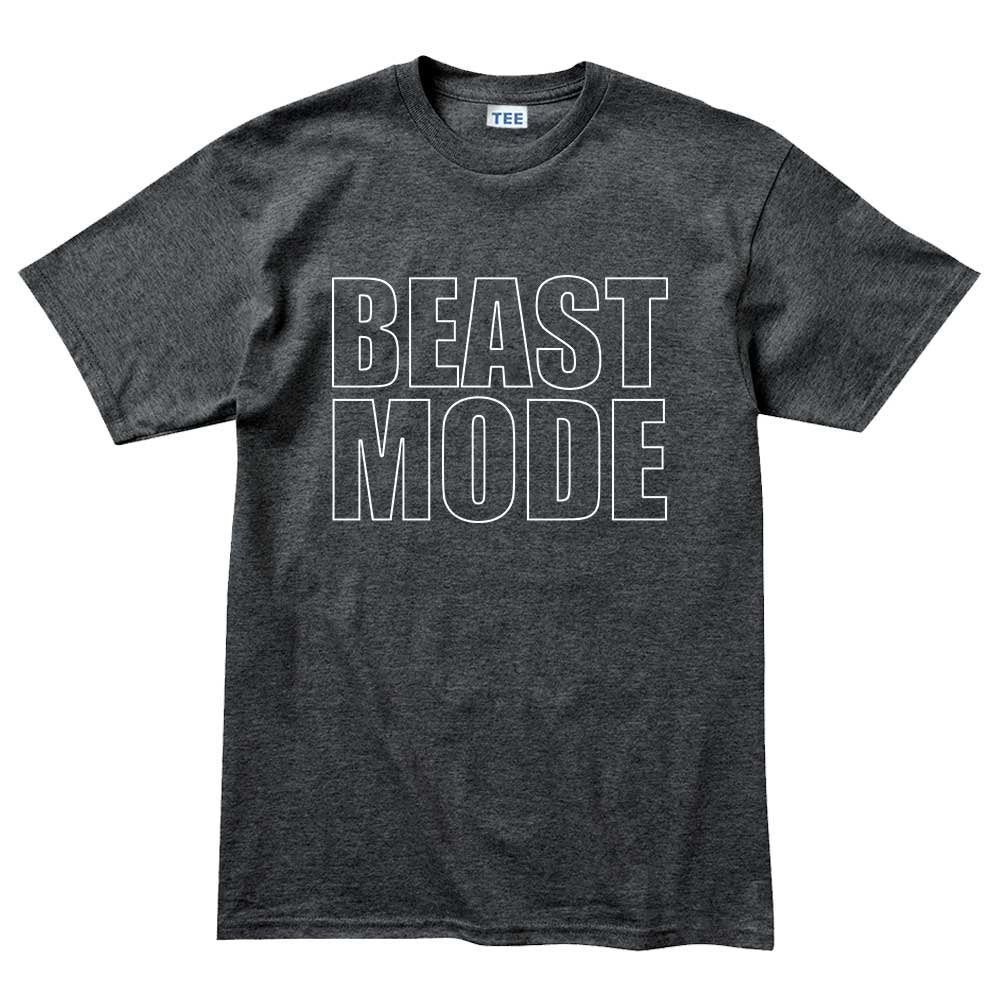 Beast Mode Fitness Graphic Tees for Men - Novelty Gym Shirt - Workout Gym Graphic T Shirt - Motivational Gifts, Gym Lovers