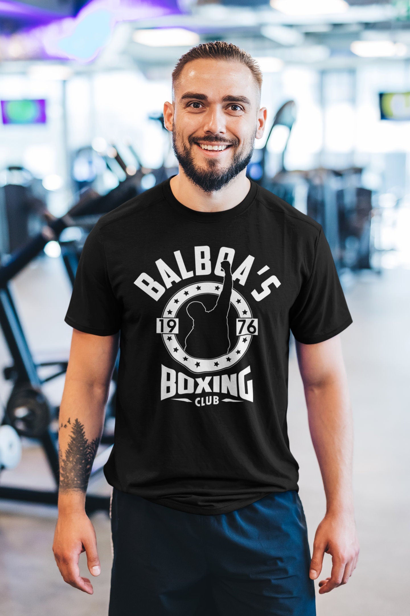 Balboa Boxing MMA Fitness Graphic Tees for Men - Gym Shirt - Workout Gym Graphic T Shirts - Motivational Gifts, Gym Lovers