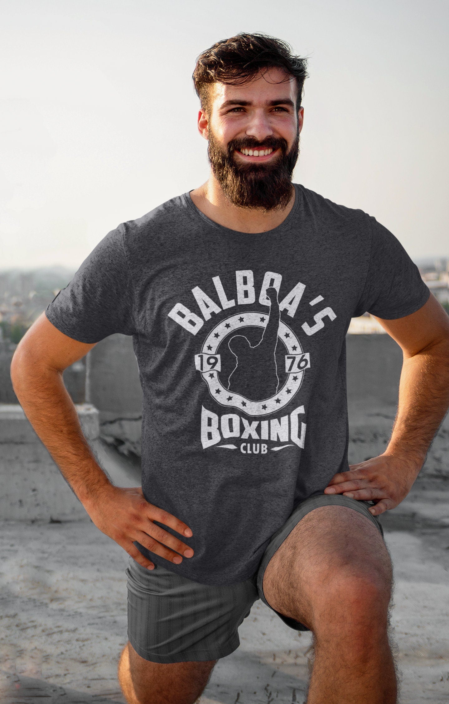 Balboa Boxing MMA Fitness Graphic Tees for Men - Gym Shirt - Workout Gym Graphic T Shirts - Motivational Gifts, Gym Lovers