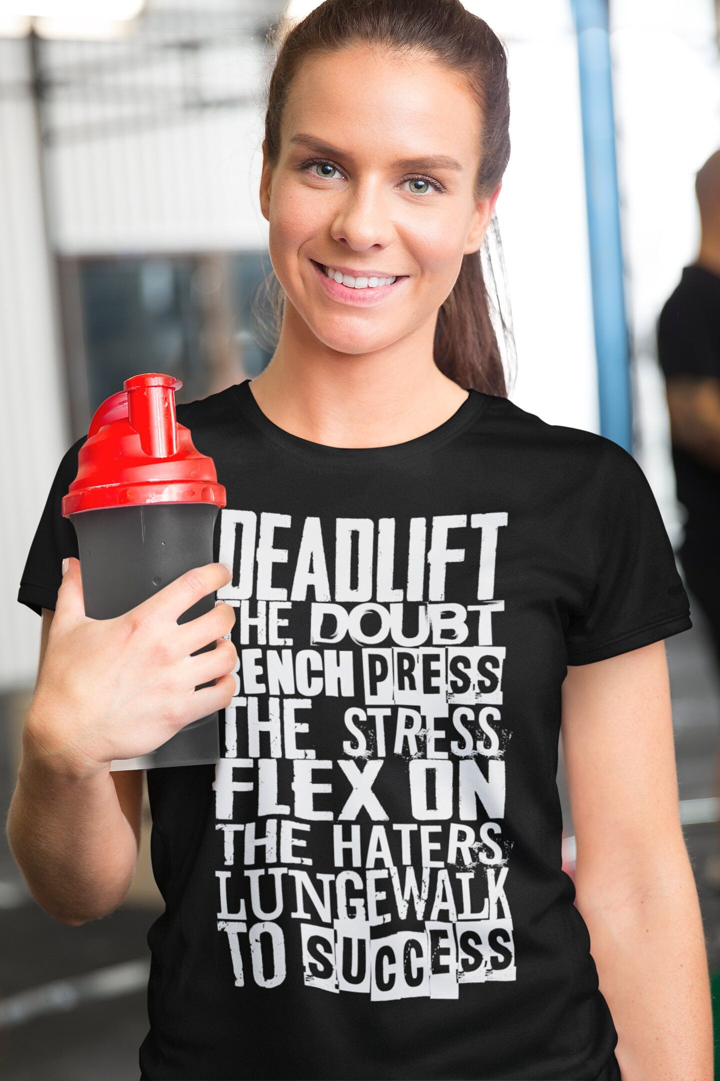 Gym Mantra Fitness Graphic Tees for Women - Novelty Gym Shirt - Workout Gym Graphic T Shirts - Motivational Gifts, Gym Lovers