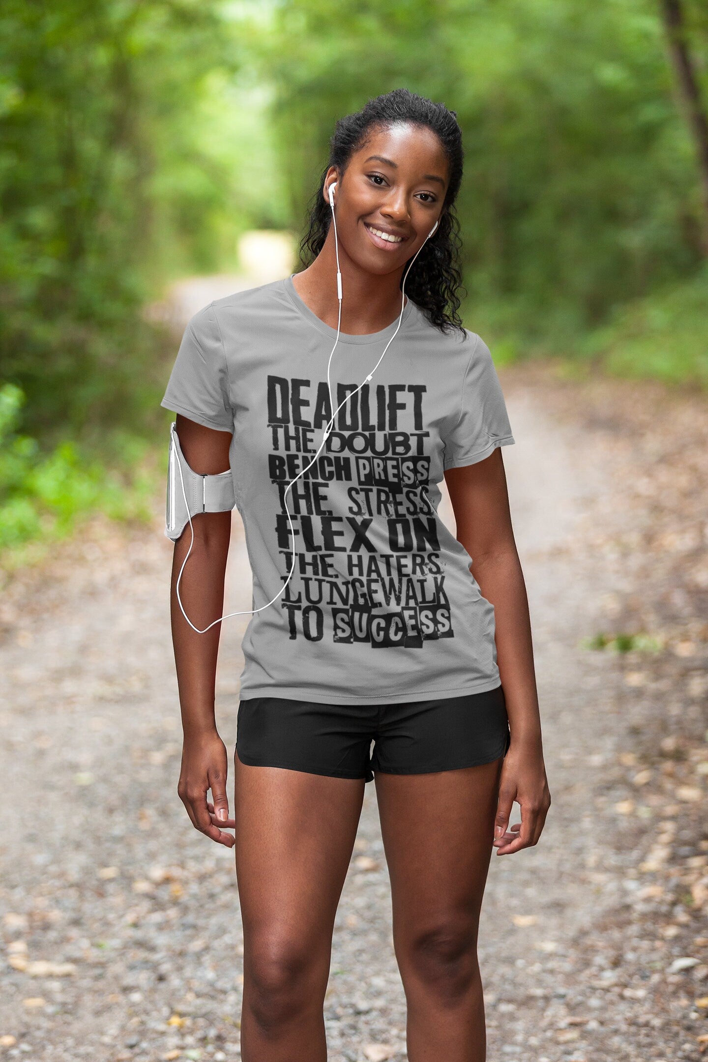 Gym Mantra Fitness Graphic Tees for Women - Novelty Gym Shirt - Workout Gym Graphic T Shirts - Motivational Gifts, Gym Lovers