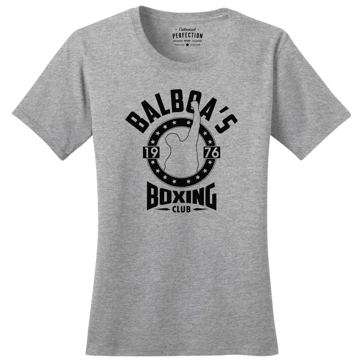 Balboa Boxing MMA Fitness Tees for Women - Novelty Gym Shirt - Workout Gym Graphic T Shirts - Motivational Gifts, Gym Lovers