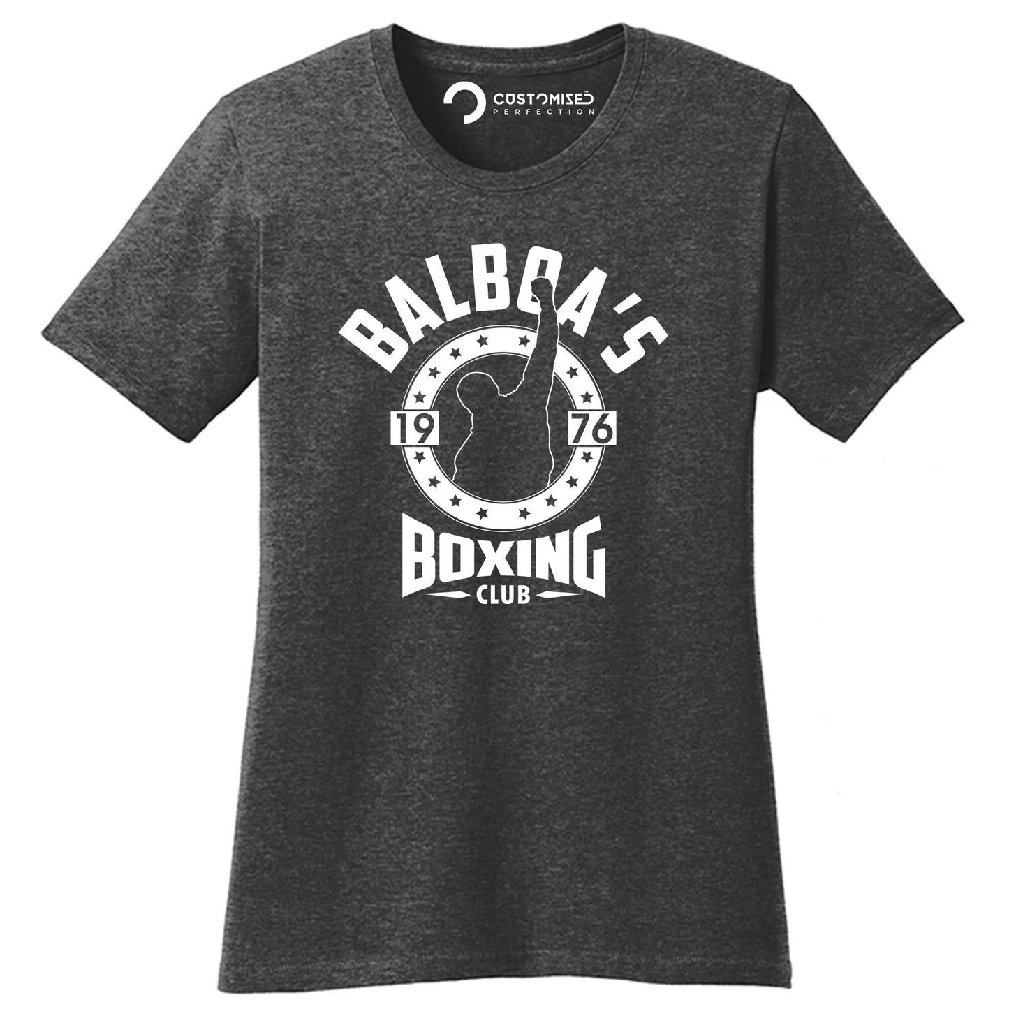 Balboa Boxing MMA Fitness Tees for Women - Novelty Gym Shirt - Workout Gym Graphic T Shirts - Motivational Gifts, Gym Lovers