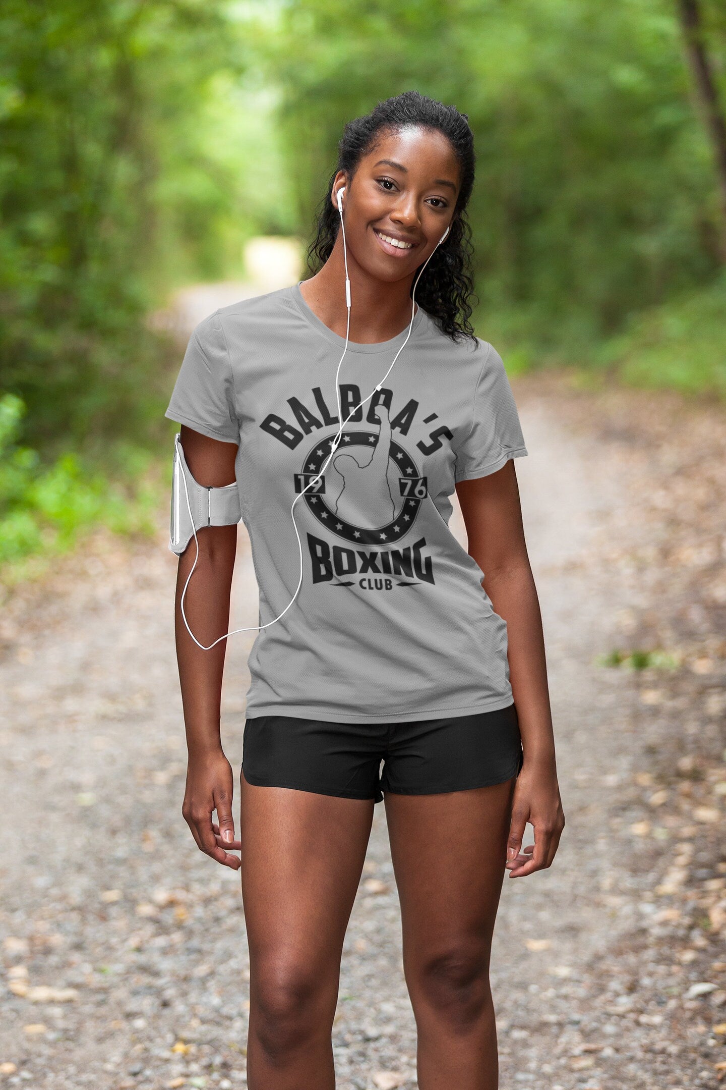 Balboa Boxing MMA Fitness Tees for Women - Novelty Gym Shirt - Workout Gym Graphic T Shirts - Motivational Gifts, Gym Lovers