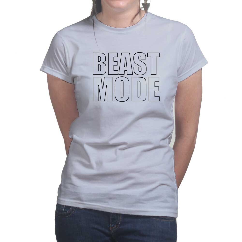 Beast Mode Fitness for Women - Soft Material Novelty Gym Shirt - Workout Gym Graphic Tshirts - Motivational Gifts, Gym Lovers