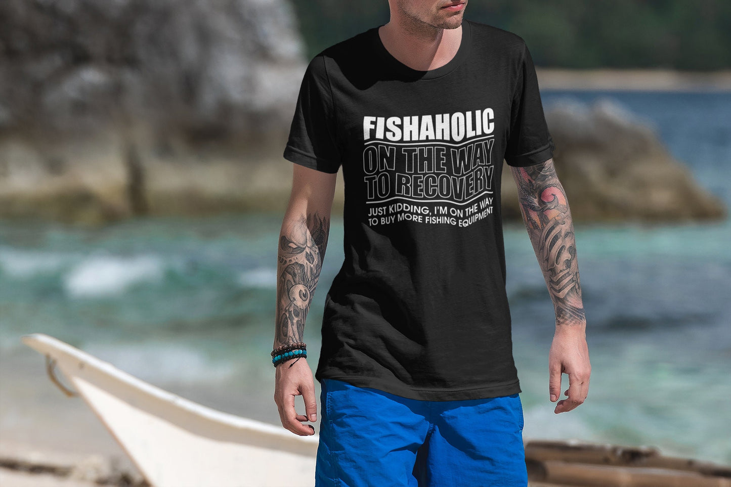 Fishaholic Carp Fishing Baitrunner T-shirt