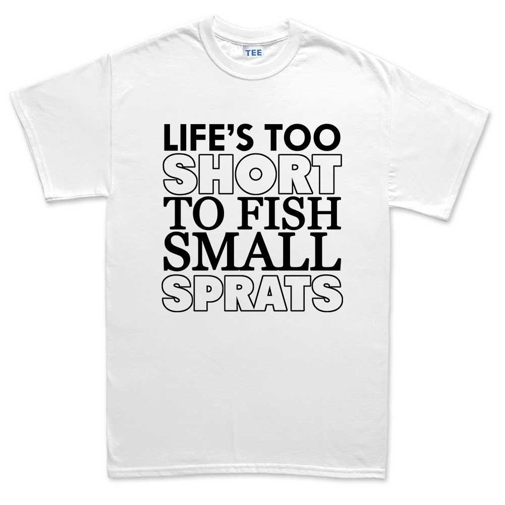 Mens Sprats Fishing Fisherman Bait T shirt (Tee)