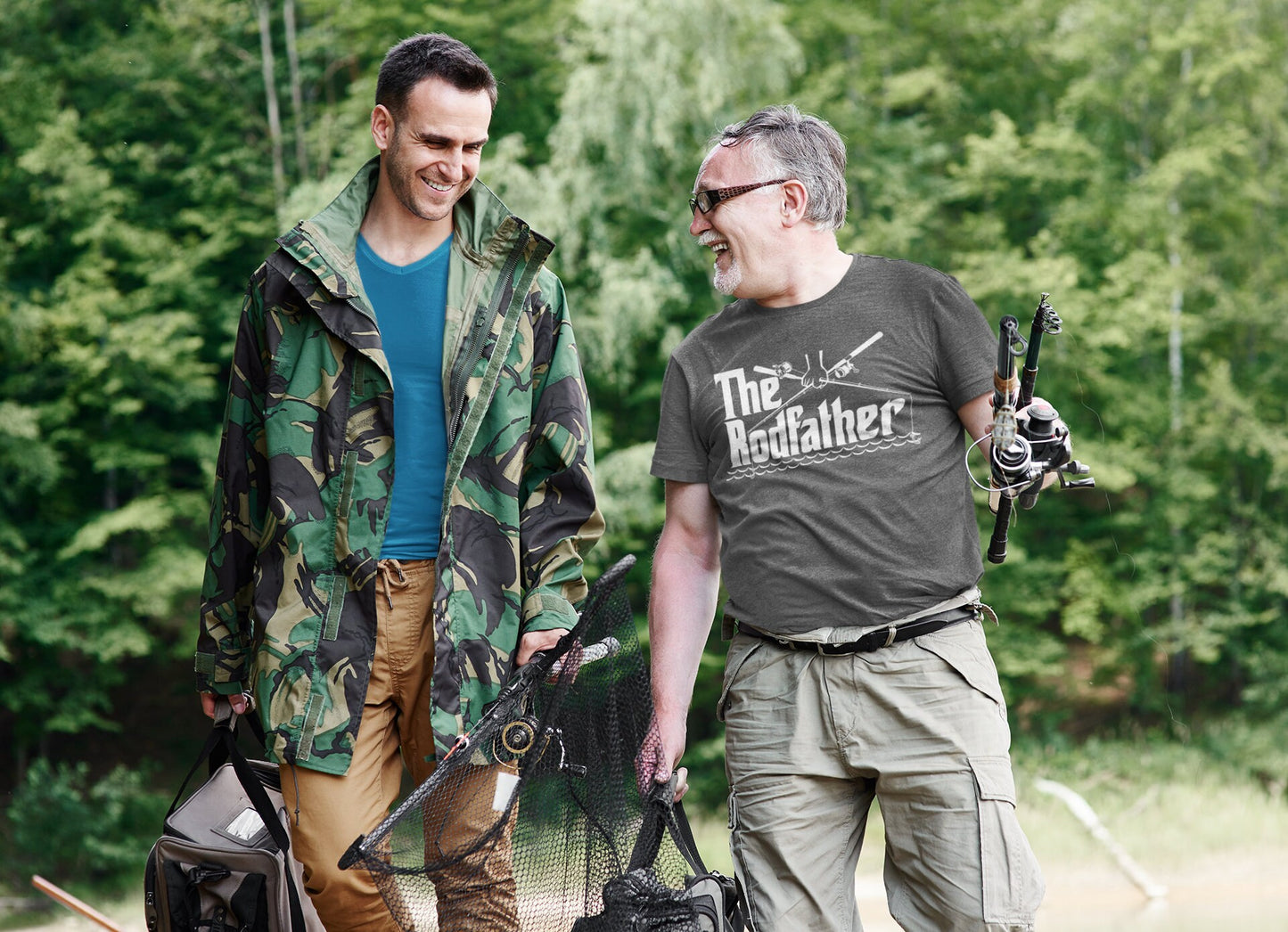 The Rodfather Fishing Angler Fisherman T-shirt