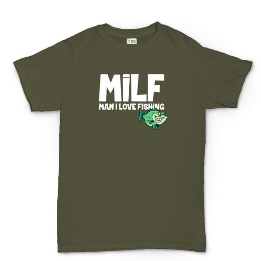 MILF Man I Love Fishing Funny Mens T-shirt