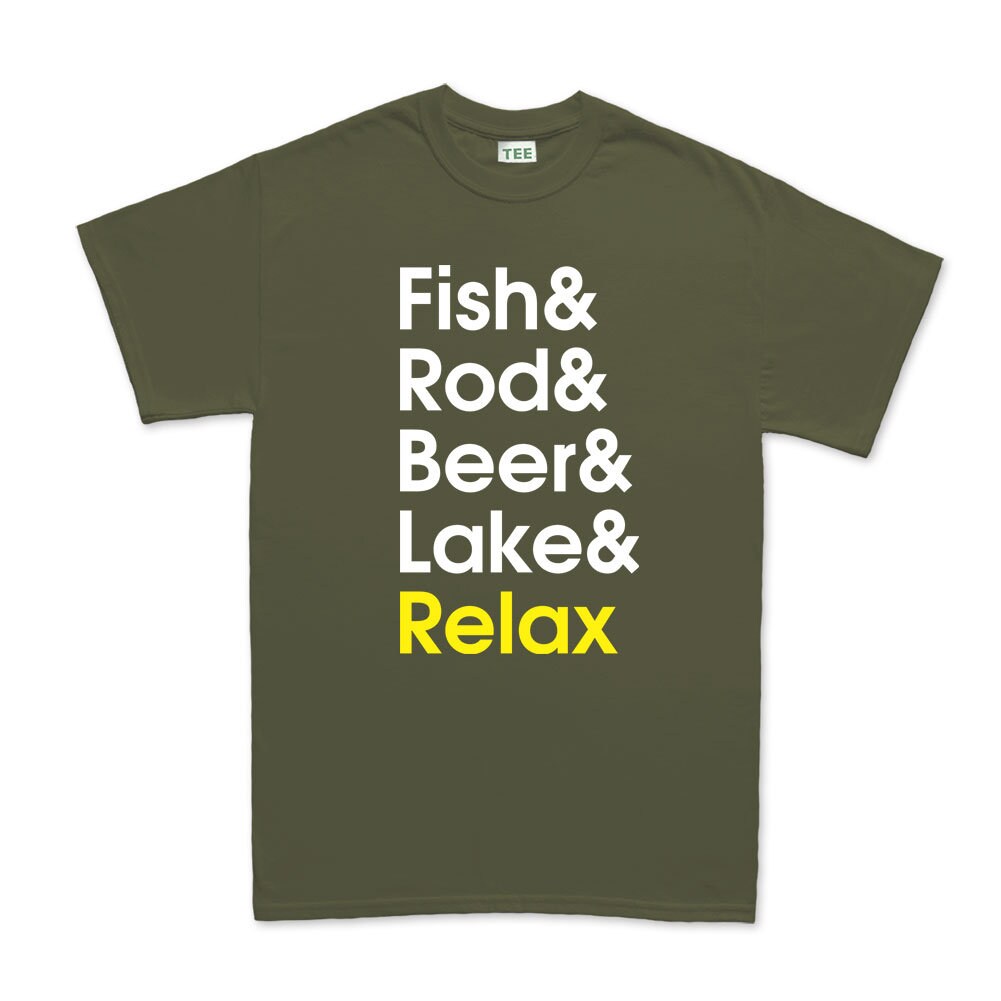 Fishing Rod Tackle Angler Bait Running T-shirt